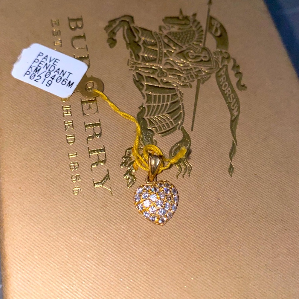 14k gold heart pendant